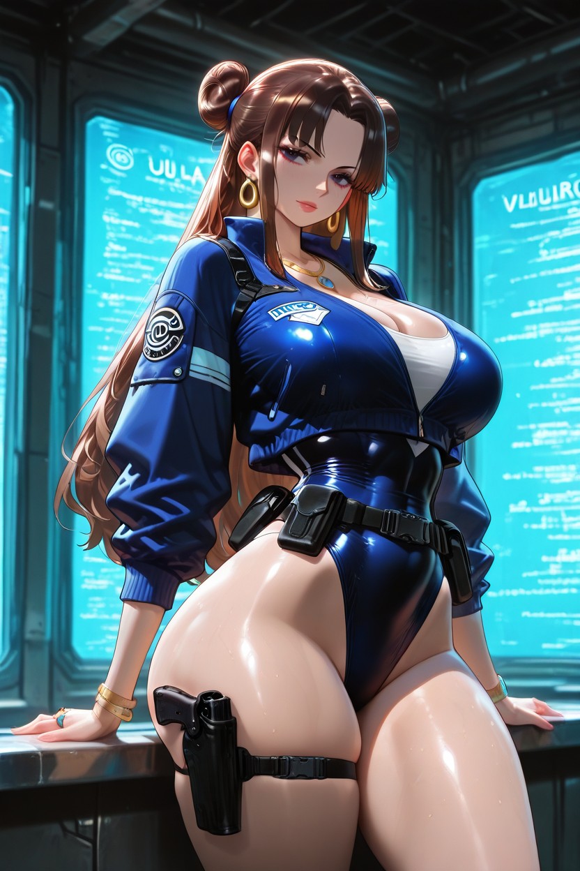 Beautiful Woman, Textile Shading, Ultra Detailed Hentai IA