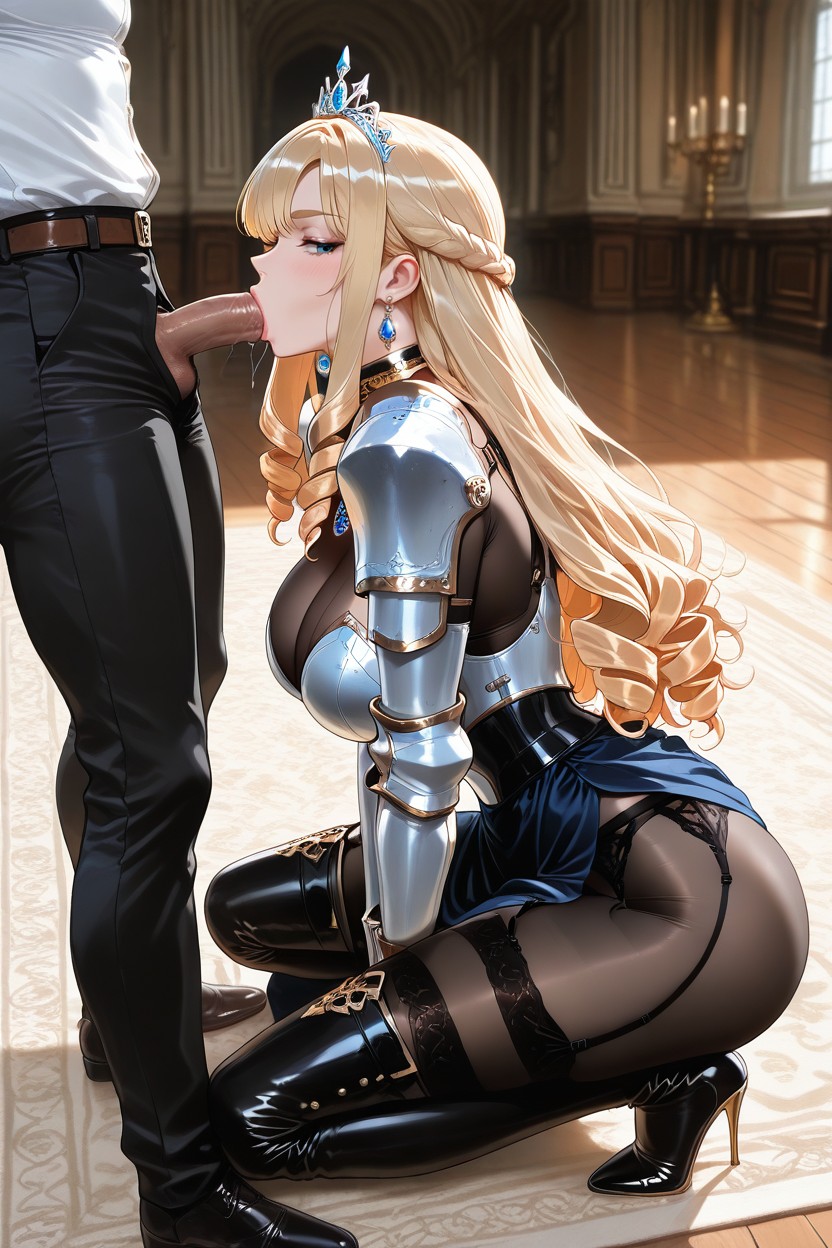 Armour Skirt, Top Down View, No Censorship Porno IA Hentai