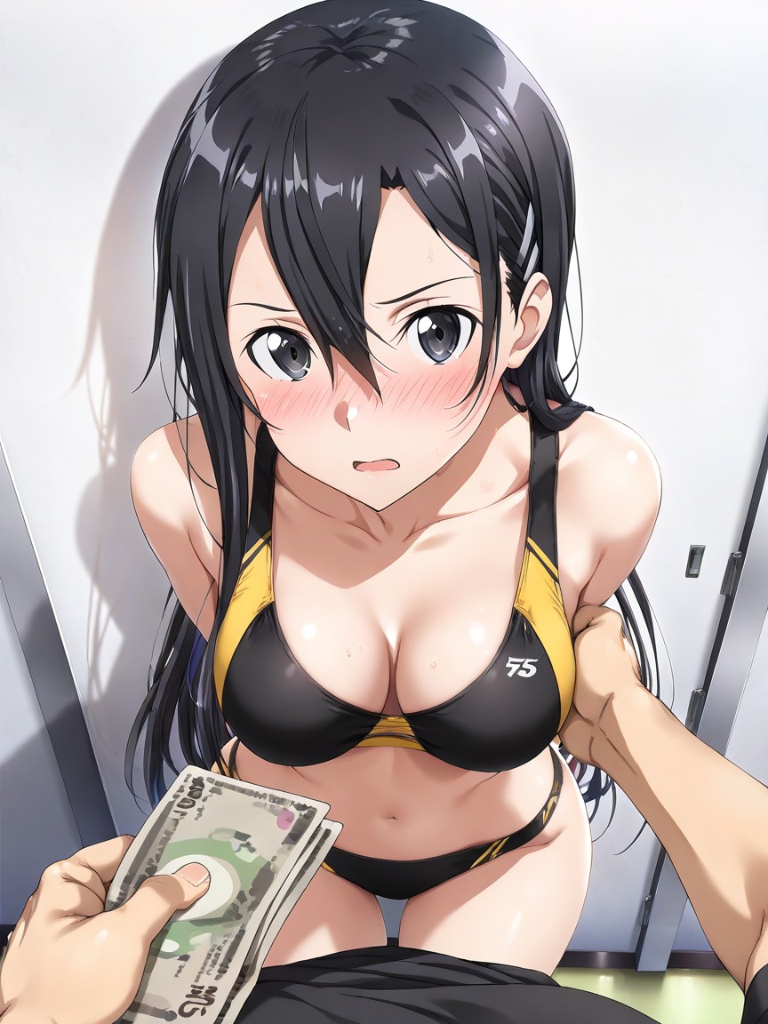 Female Kirito From Sword Art Online, 特寫照片, Bubble Butt AI黃漫