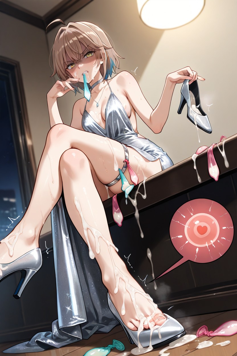 Clothes Covered On Semen, Cum On Feet, Cum On Clothes AI黄漫