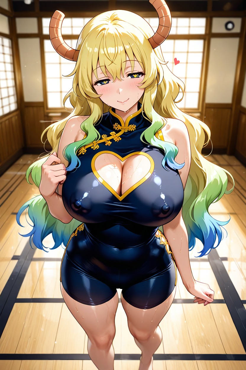 Teasing Expression, Sexy Eyes, Sweaty Hentai IA