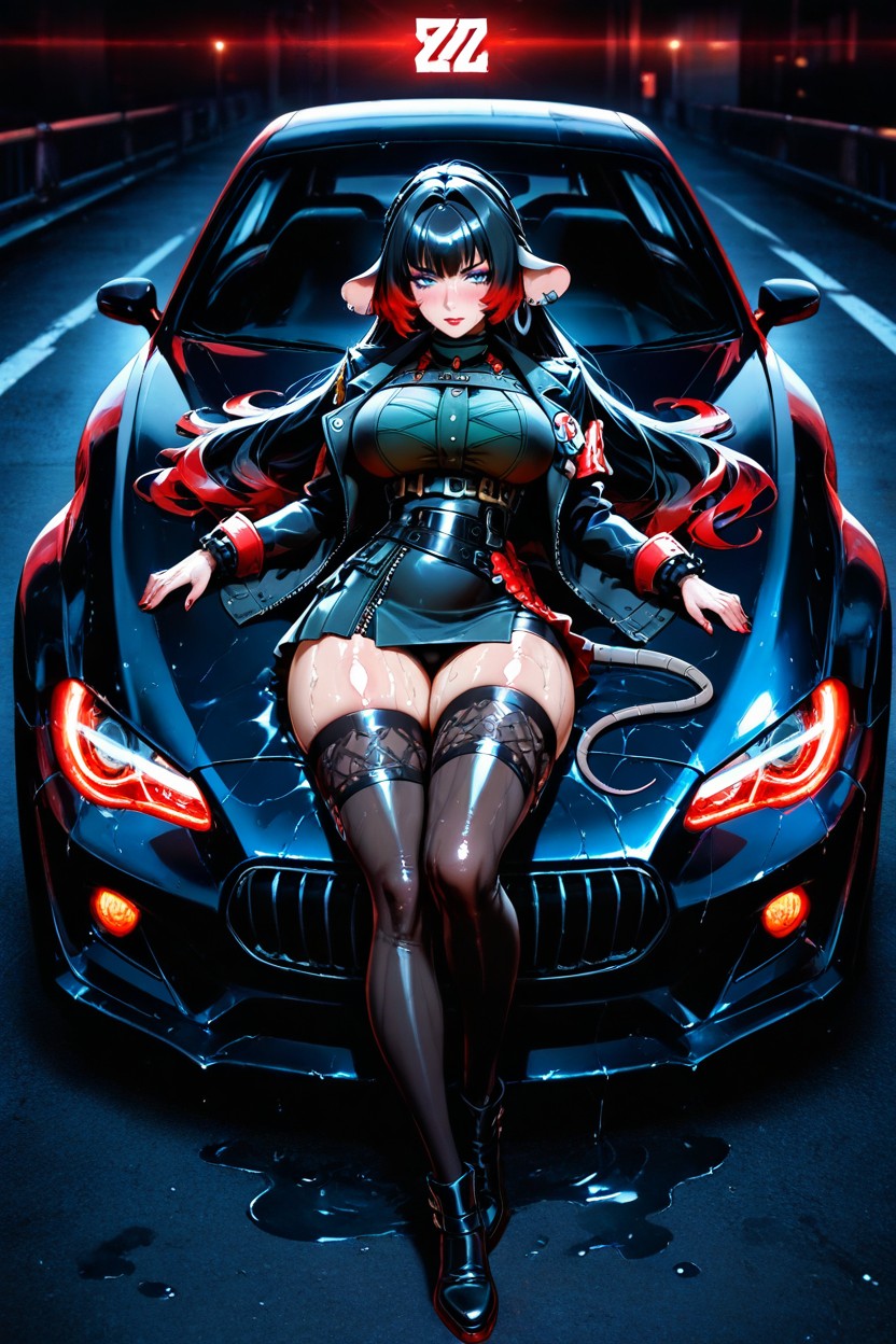 Tail Form A Heart, 25+, Black Car Hentai IA