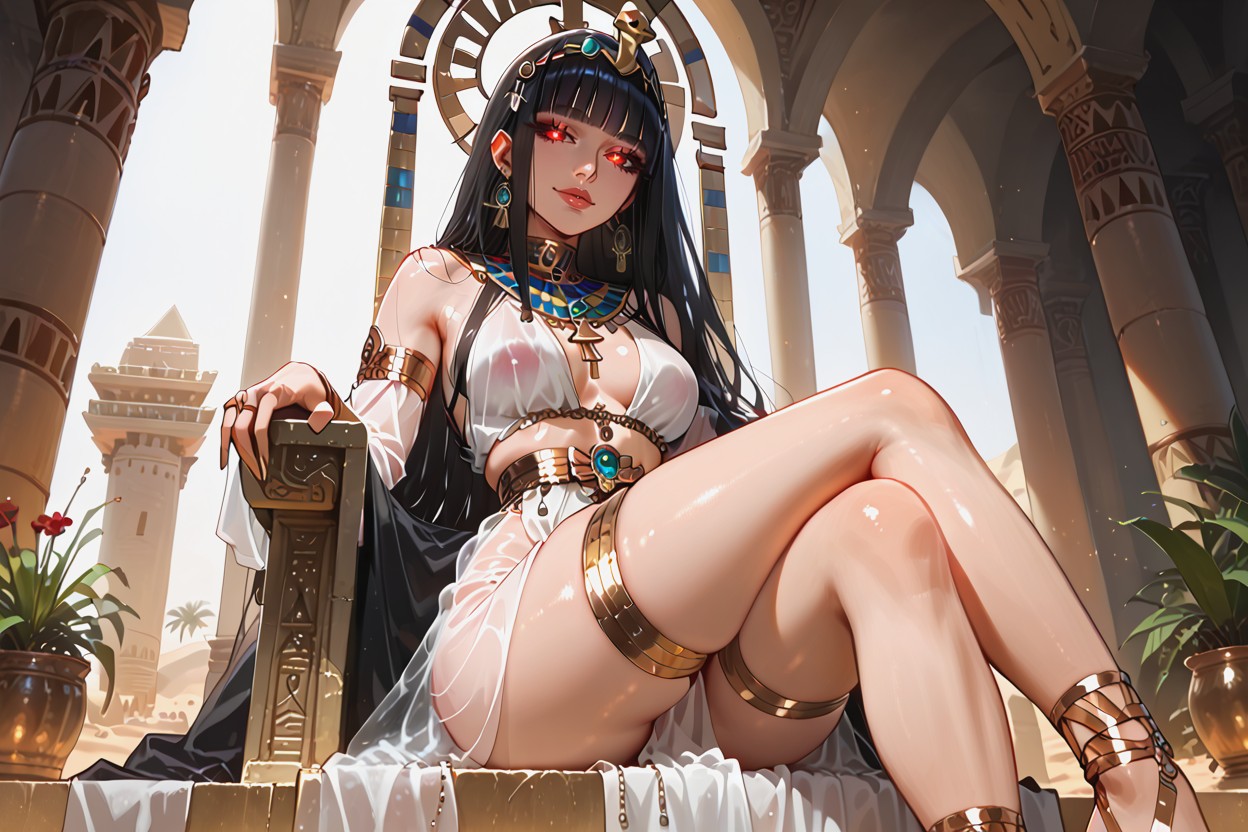 Anime Style Illustration, Plants Inside, High Resolution Porno IA Hentai