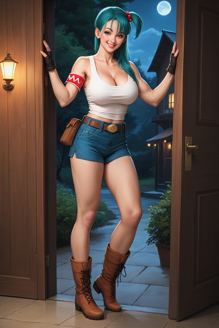 Massive Breast, Full Body, Fingerless Gloves Hentai AI Porn