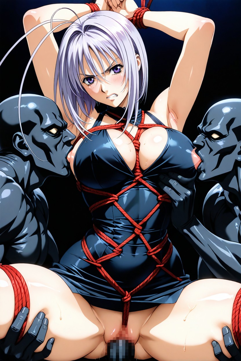 Head Tilt, Visible Cleavage, Tired Porno IA Hentai