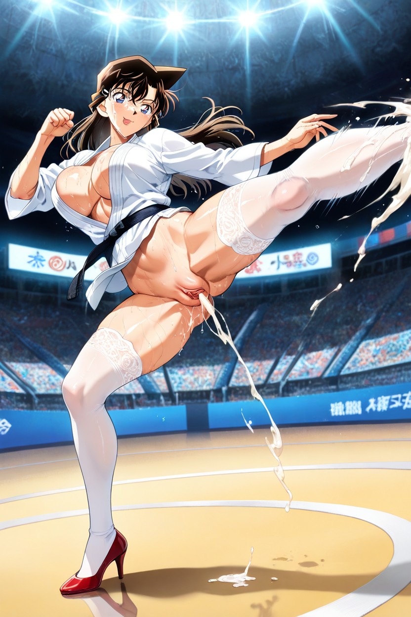 Sudada, Karate Kicking, Perky Breast Hentai IA