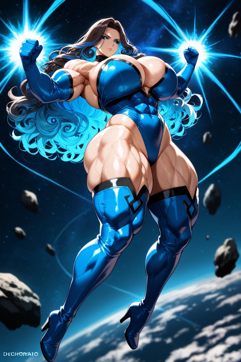 Confident, Flying Towards Viewer, Hovering Hentai AI Porn