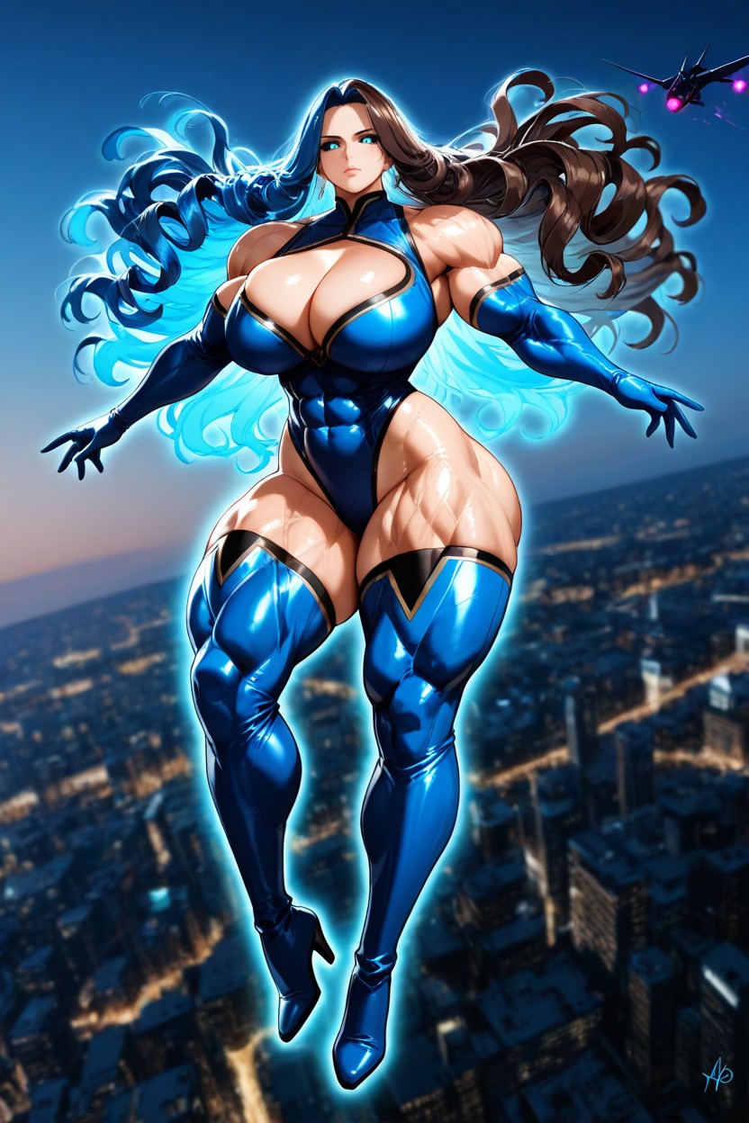 Flying, Full Body Shot, Wide Hips Porno IA Hentai