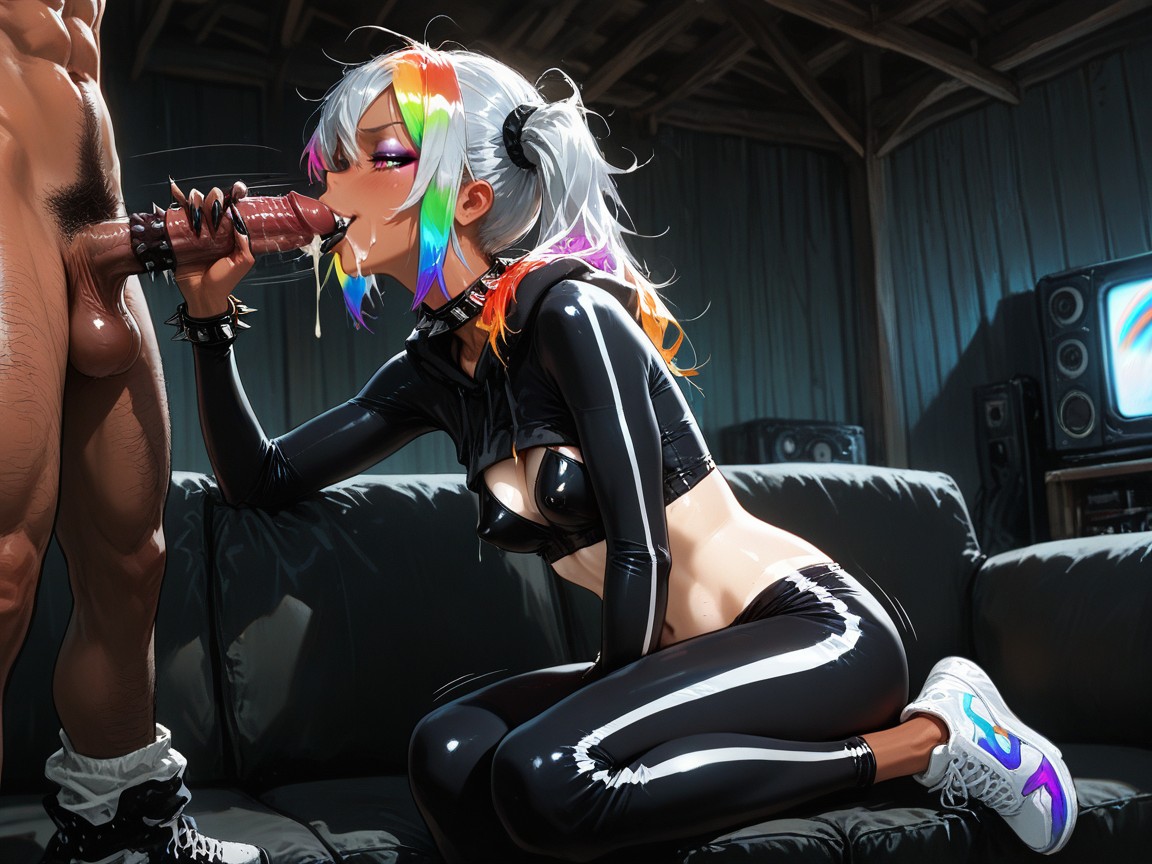 Futanari, Hugging Tight, Claws Hentai AI Porn