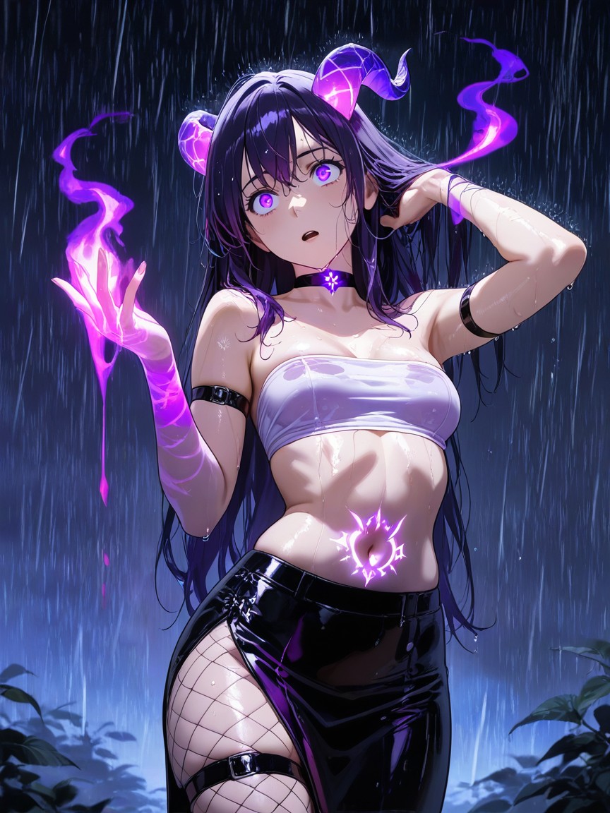 Underboob, Arm Straps, Looking Up Hentai AI Porn