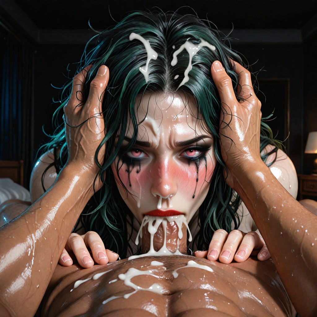 Cum On Dick, Massive Cumshot In Mouth, Cum On Hair Hentai AI Porn
