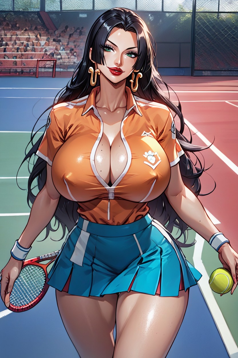 Sexy Body, Puffy Breast, Makeup Hentai AI Porn