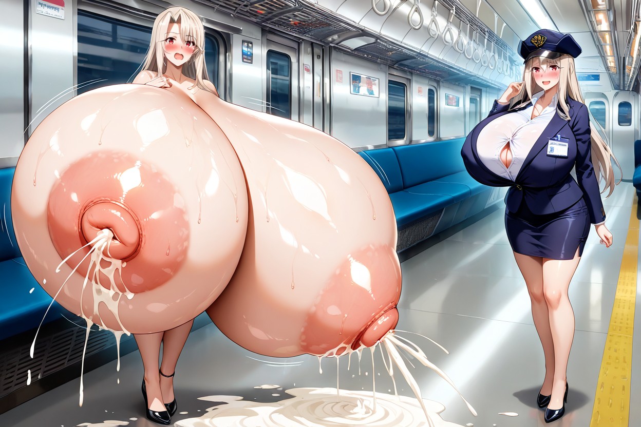 Gigantic Nipple, Skirt, Absurdly Large Breasts Hentai AI Porn