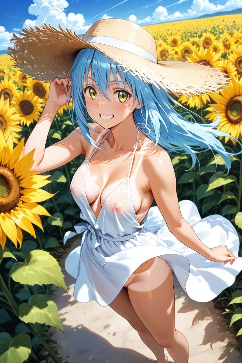 Solo, 25+, Swimsuit Tan Lines Hentai AI Porn