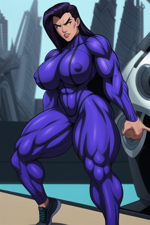 Seductive Look, Bubble Butt, Snatched Waist Hentai AI Porn