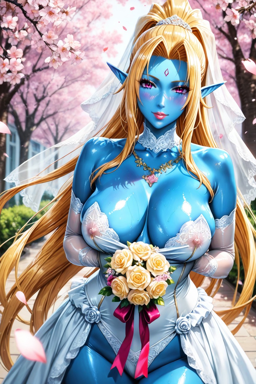 Blue Skin, High Resolution, Small Ass Hentai AI Porn