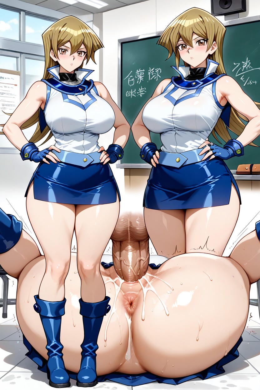 Mini Skirt, Thick Thighs, Classroom Hentai AI Porn