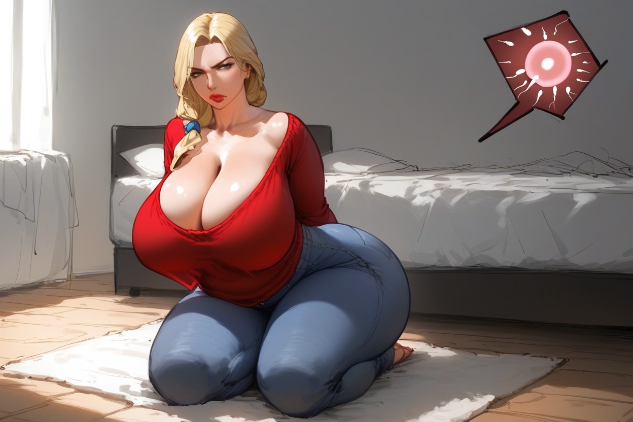 +, Gorgeous Older Woman, Fully Clothed Hentai AI Porn