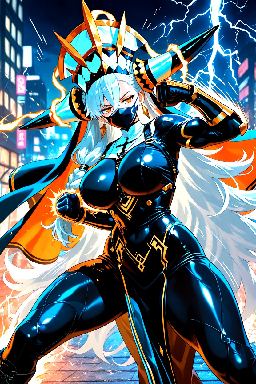 Mesh Bodysuit, Speed_lines, Motion_lines ヘンタイAIポルノ