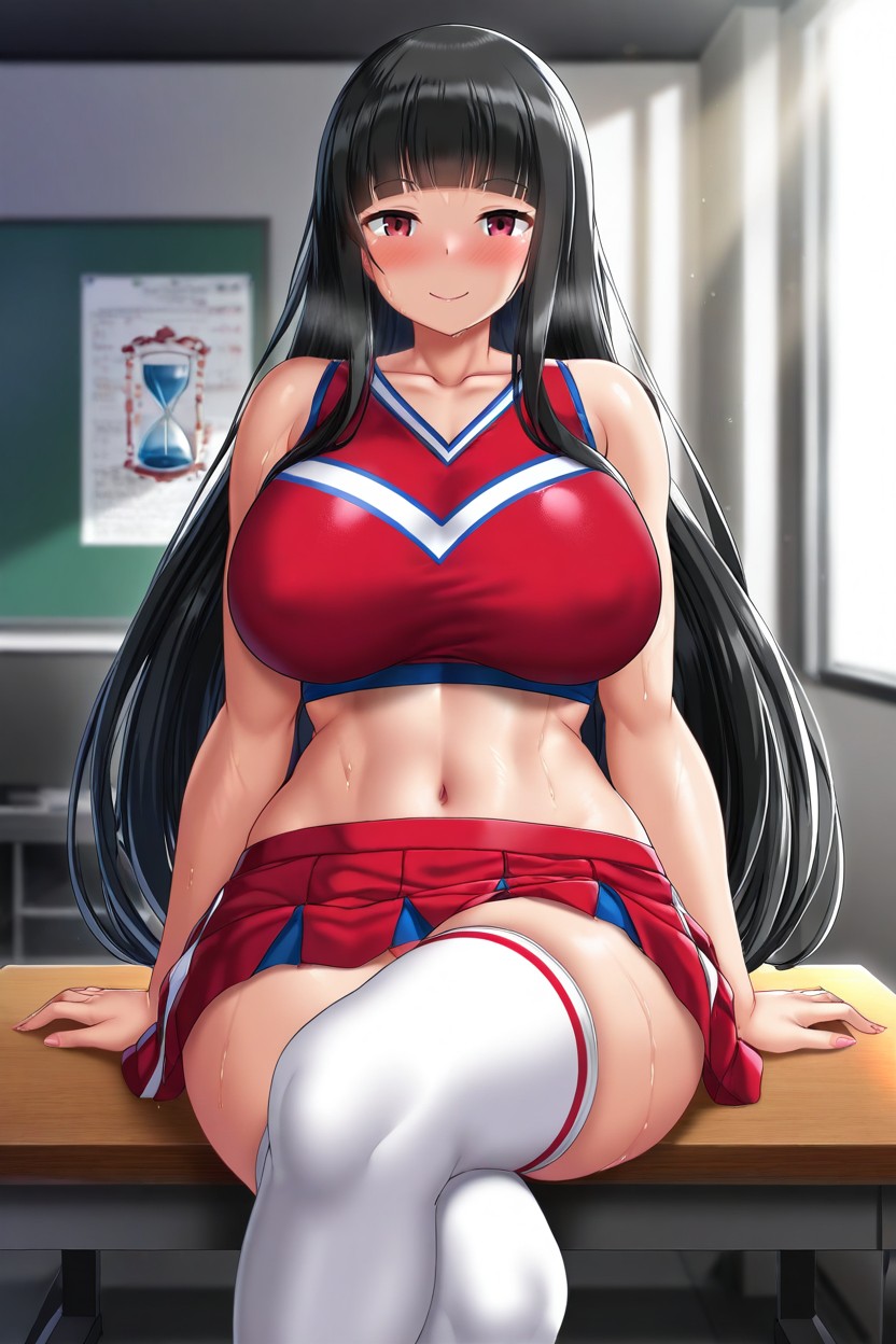 Red Eyes, Uncensored, Big Breasts Hentai AI Porn