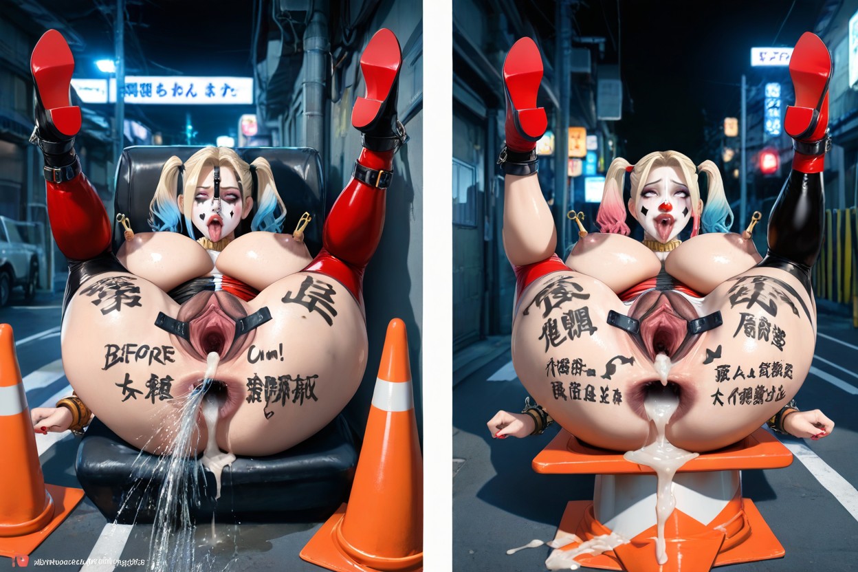 Pulling Breasts, Before & After Sex View, Clitoris Is Pulled Up Hentai IA