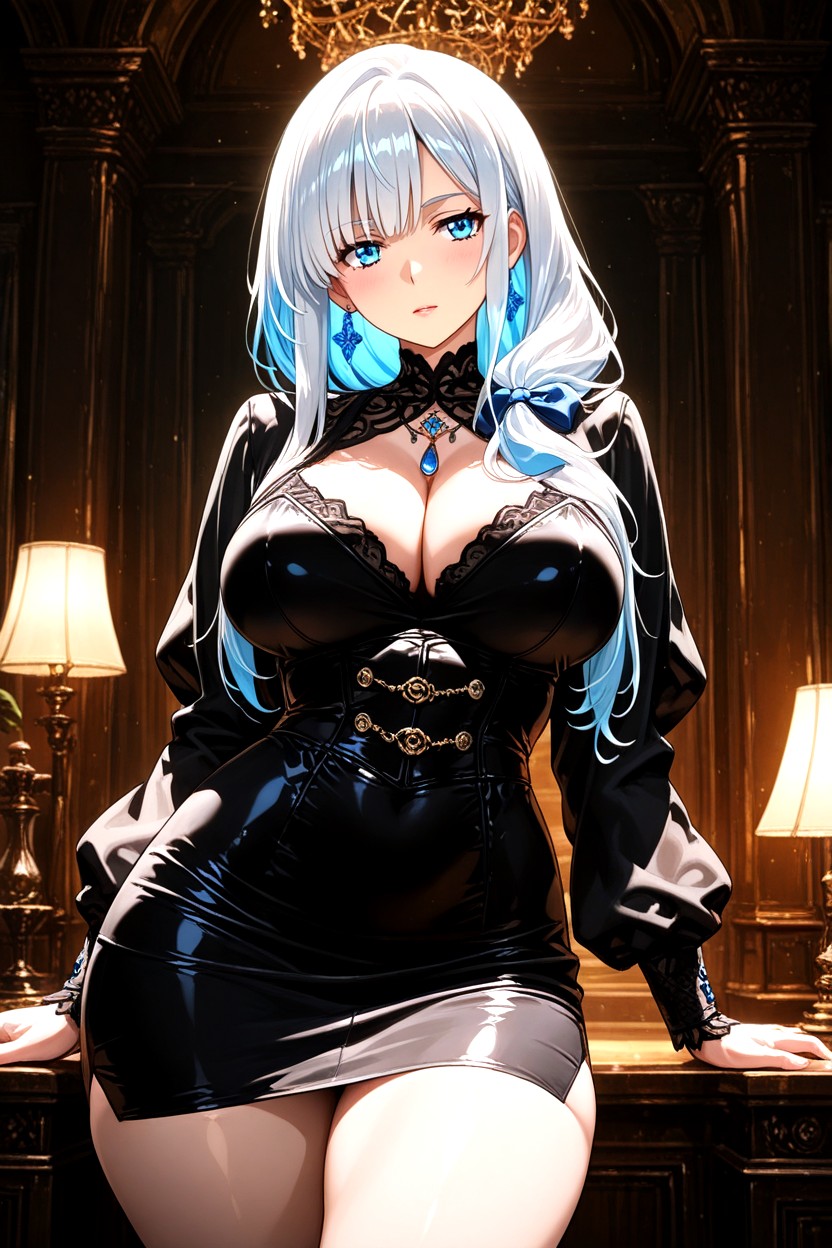 Refined, High-end Modern Anime Illustration Ayaka Argent, 18+ Hentai AI Porn