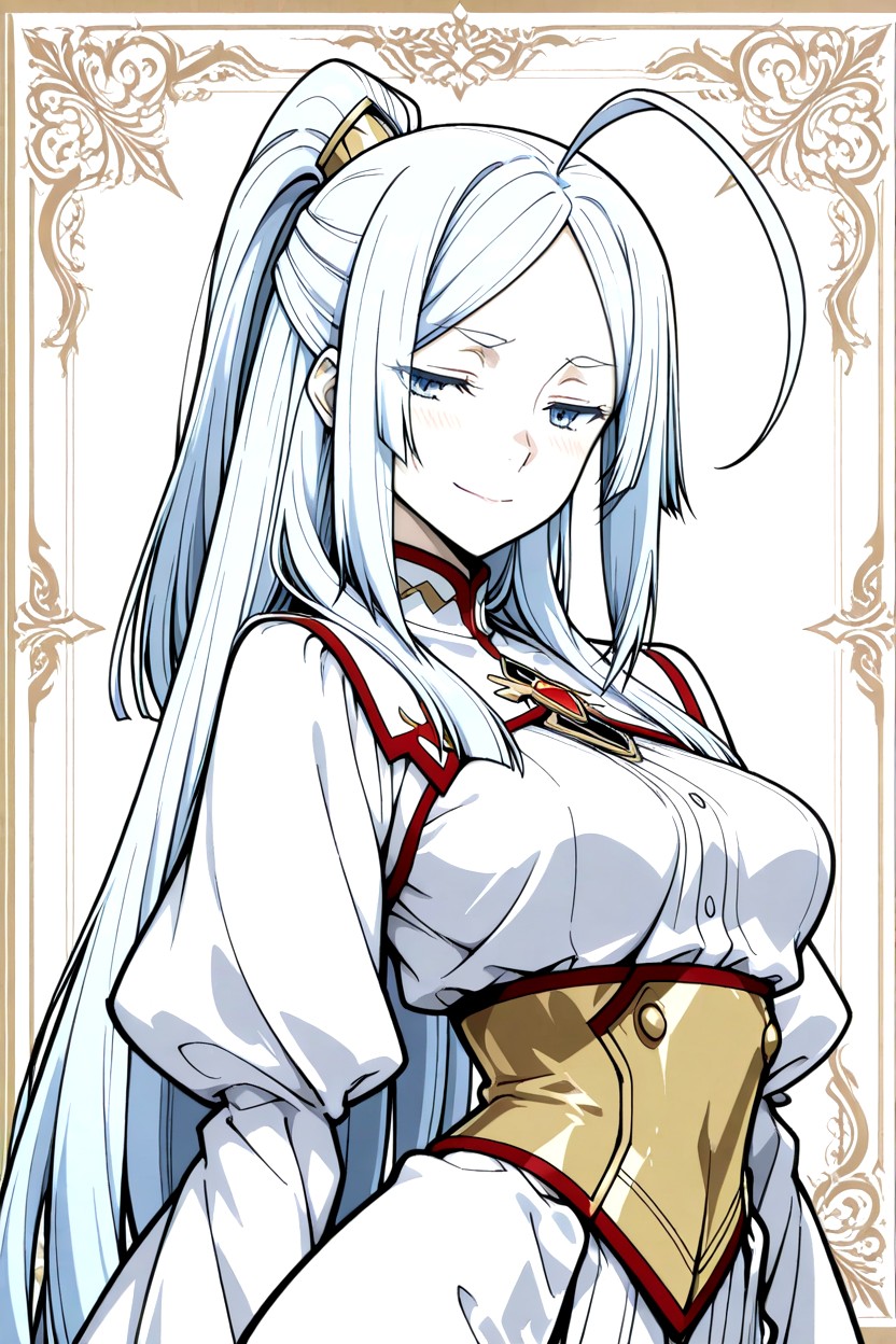 Anime-accurate Character Design, Single Ahoge, Waist Hentai AI Porn