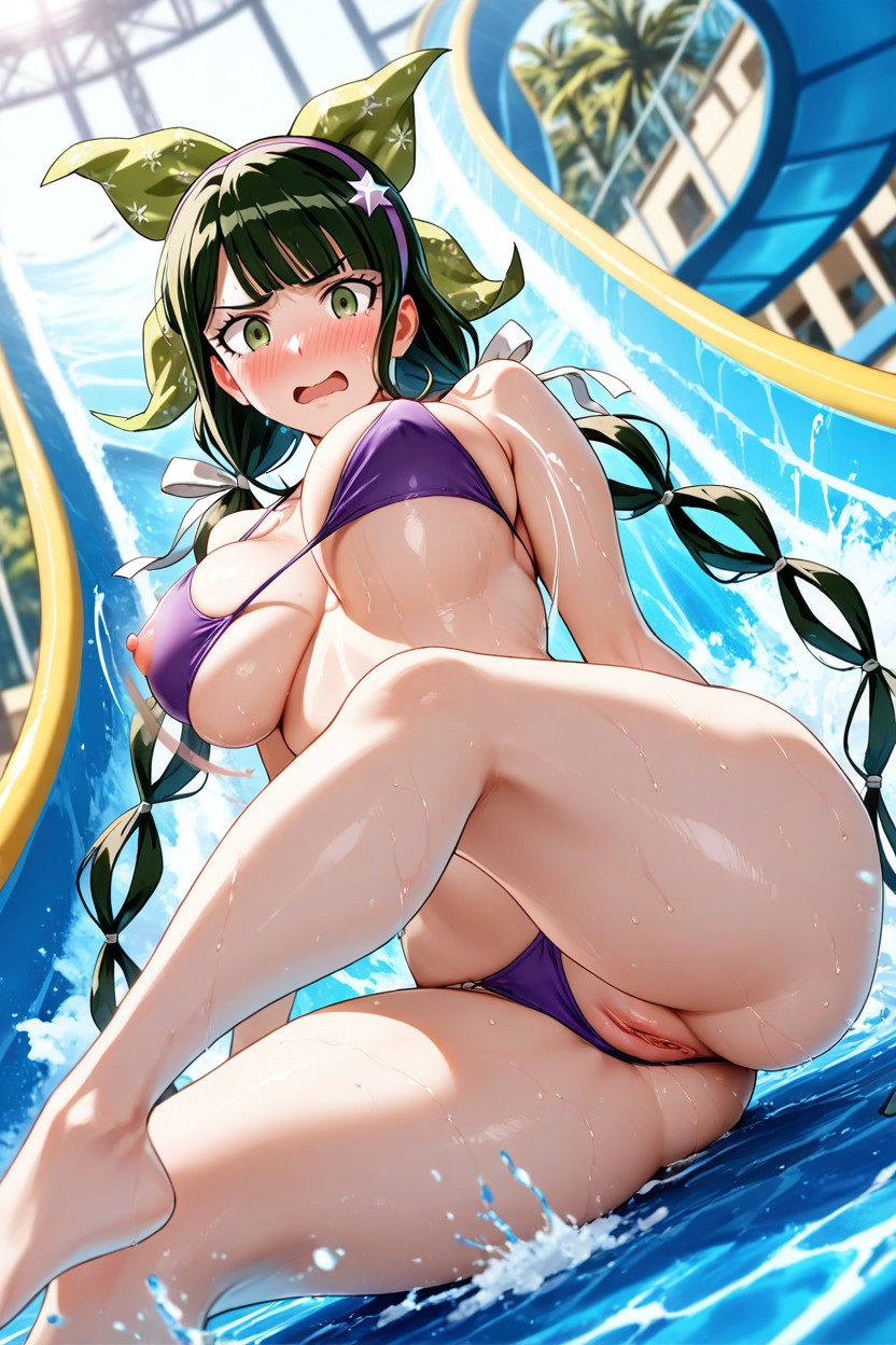 Skinnyleg, Backlighting, No Bra Hentai AI Porn