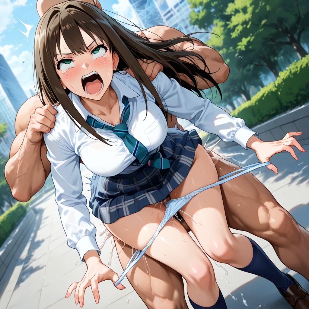 Nude Man, Hands On Knees, Hard Anal Fuck Hentai AI Porn