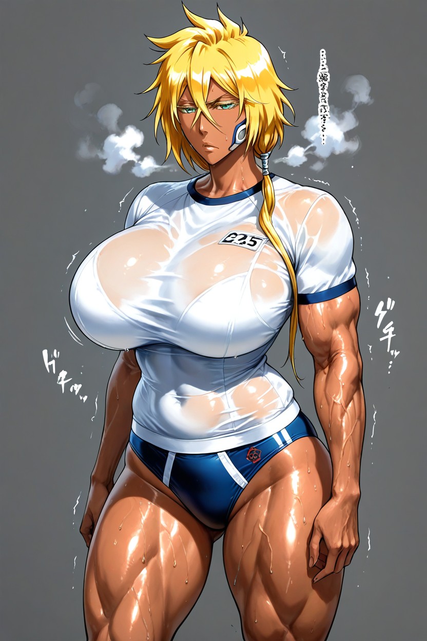 Legs Apart, Curvy Body, Official Art Hentai IA