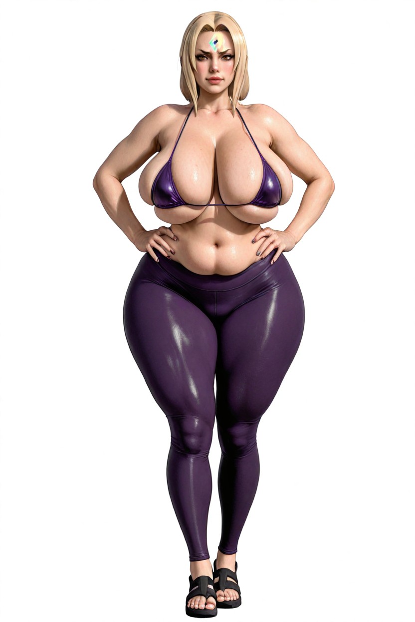 Tsunade From Naruto, Neckline, Full Body Hentai AI Porn