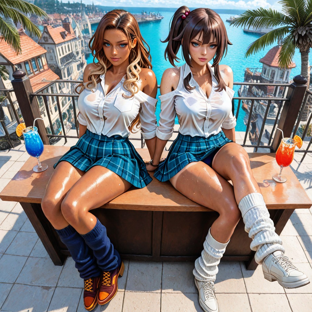 White Loose Socks, In Uniform, 25+ Hentai AI Porn