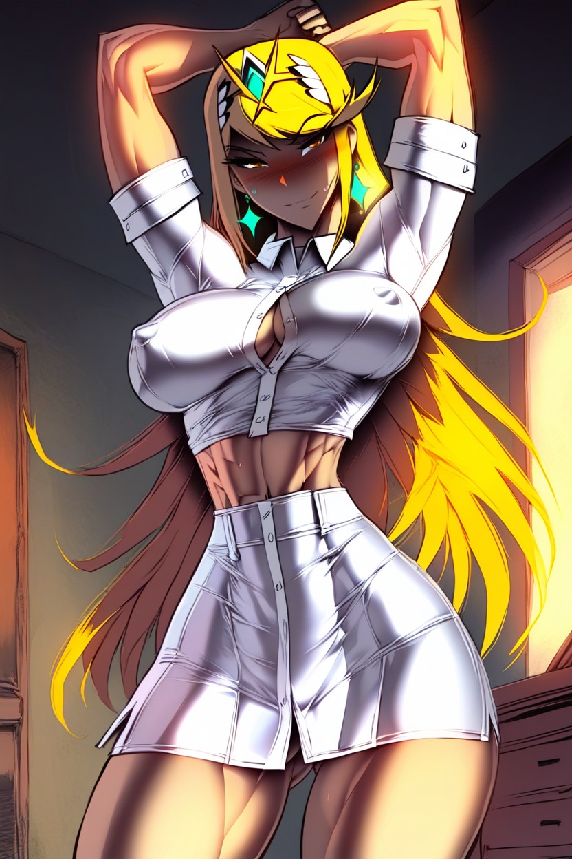 Snatched Waist, Solo, Close Up Hentai AI Porn