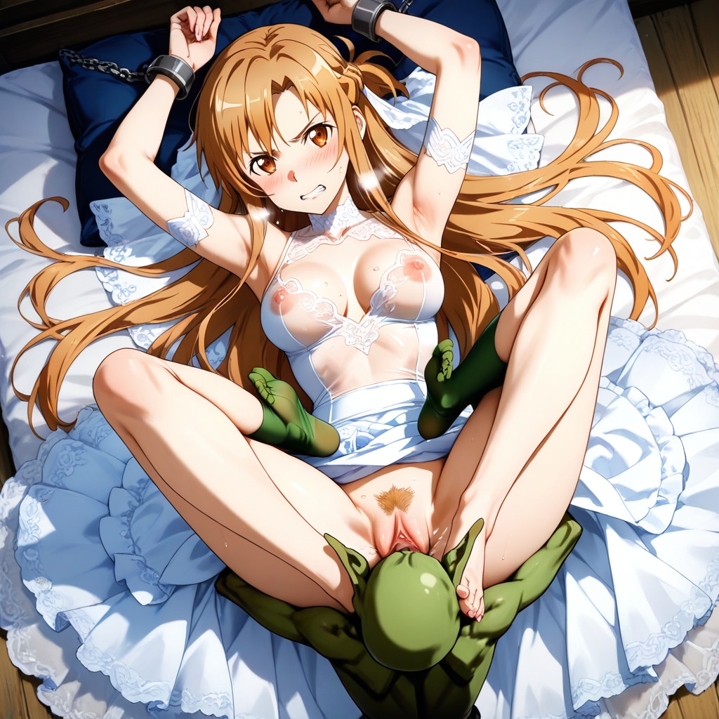 Long Legs, Wedding Dress, Small Ass Hentai AI Porn