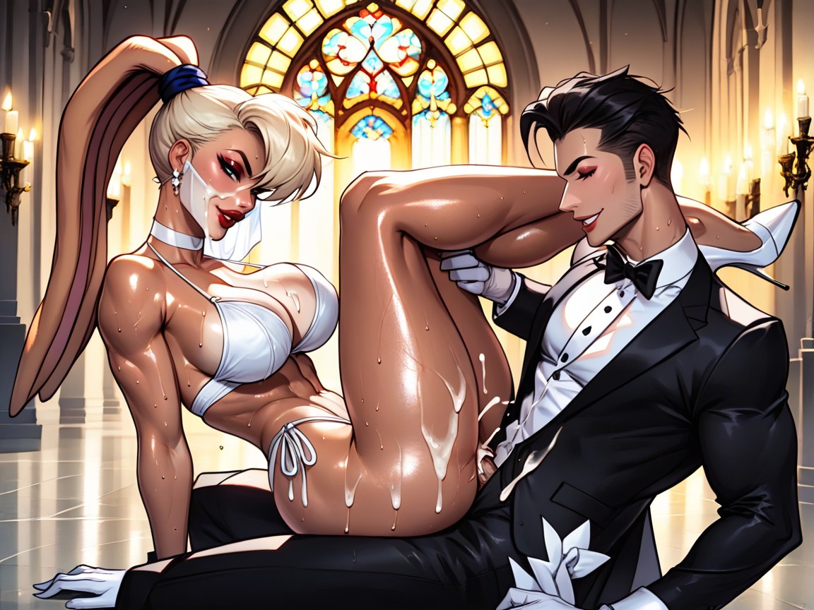 Cleavage, Big Tits, Waist Hentai AI Porn