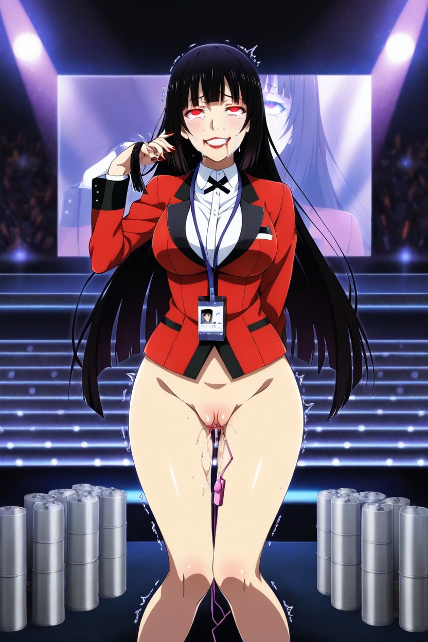 Detailed Pussy, Knees Together Feet Apart, Standing Up Straight Hentai AI Porn
