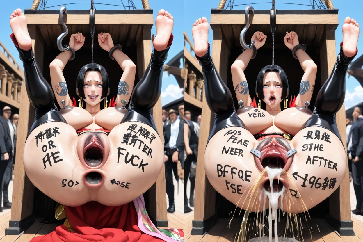 Llorar De Felicidad, Massive Sagging Pendulous Breasts, Legs Up To Chest Hentai IA