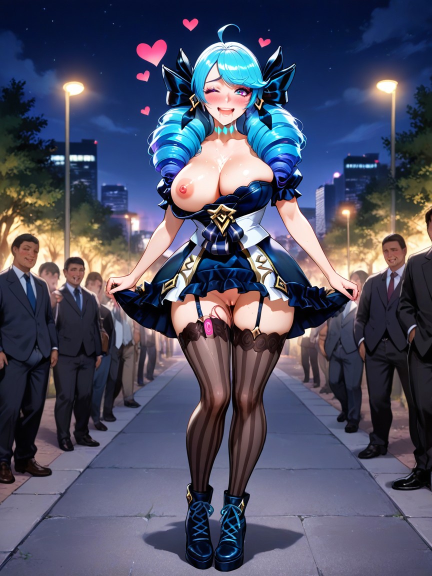 Microwoman, Side View, Gwen From League Of Legends Hentai AI Porn