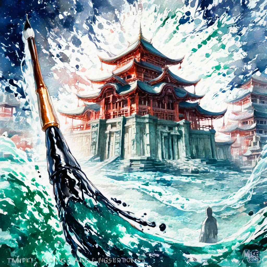 Loose Exploratory Sketch, 18+, Mythological Creation Scene Hentai AI Porn