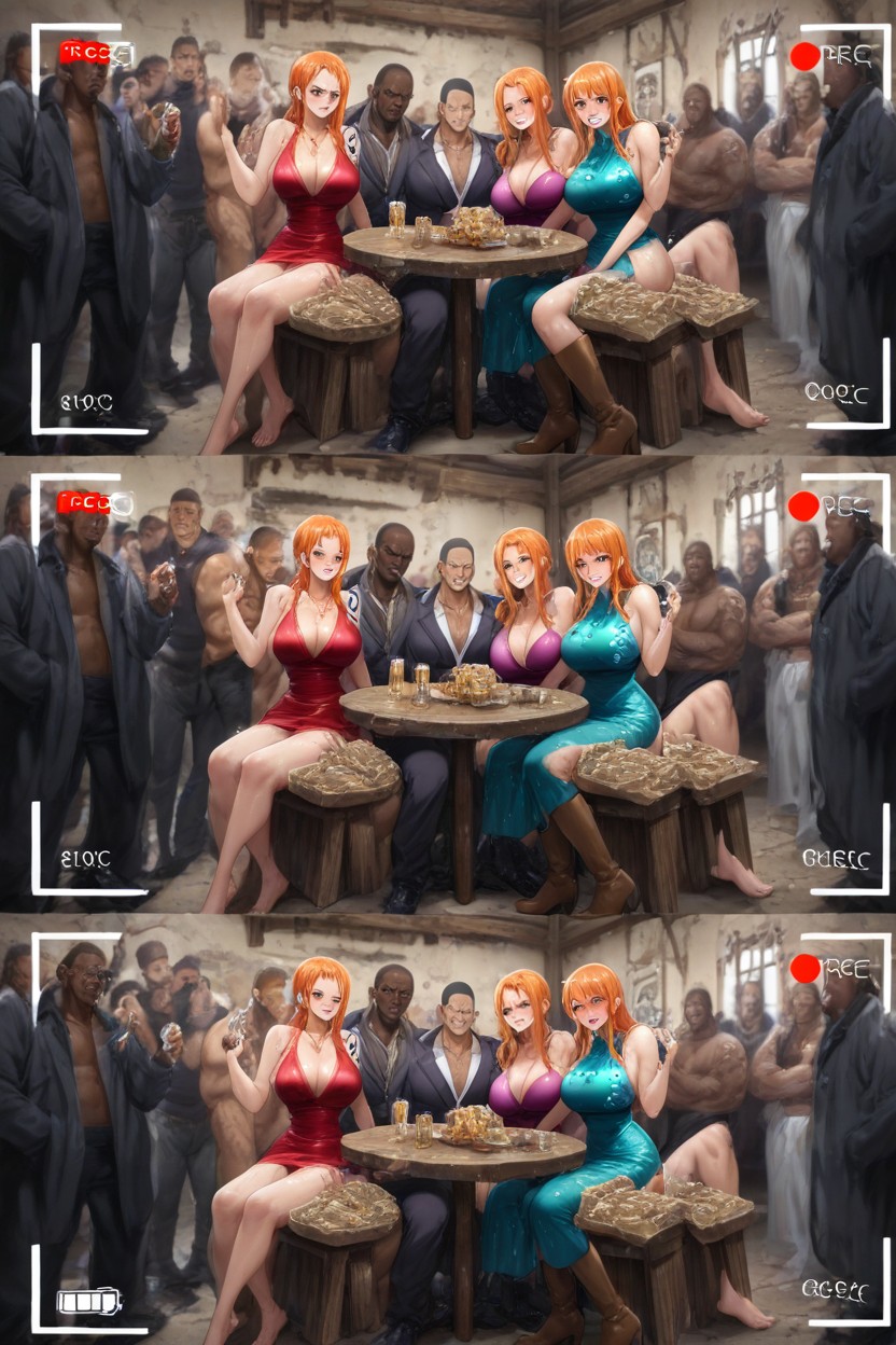 Visual Contrasts, Perfect Traces, Long Hair Hentai AI Porn