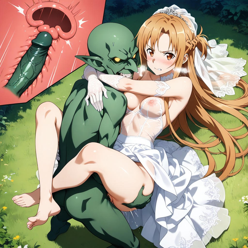 Perfect Breasts, Perky Breasts, Visible Pussy Porno IA Hentai
