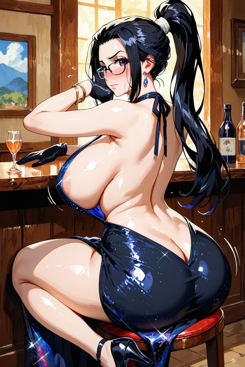 Gesture Suspended In Motion, Pointy Breast, Formal Clothes Hentai AI Porn