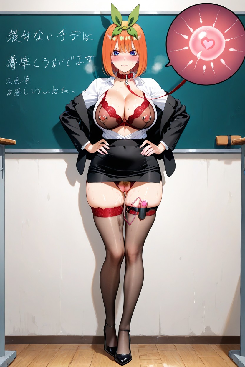Female, Mamelons En Érection, Sexy Teacher Porno IA Hentai