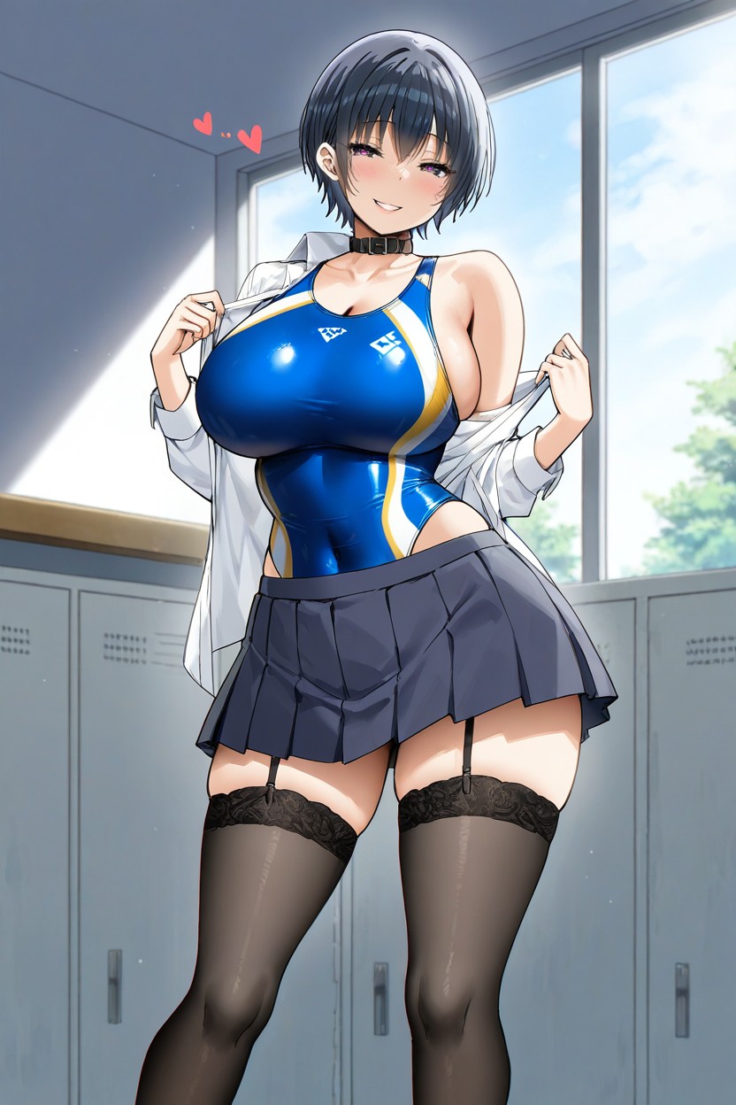 Loafers, Thighhigh Stockings, Standing Porno IA Hentai