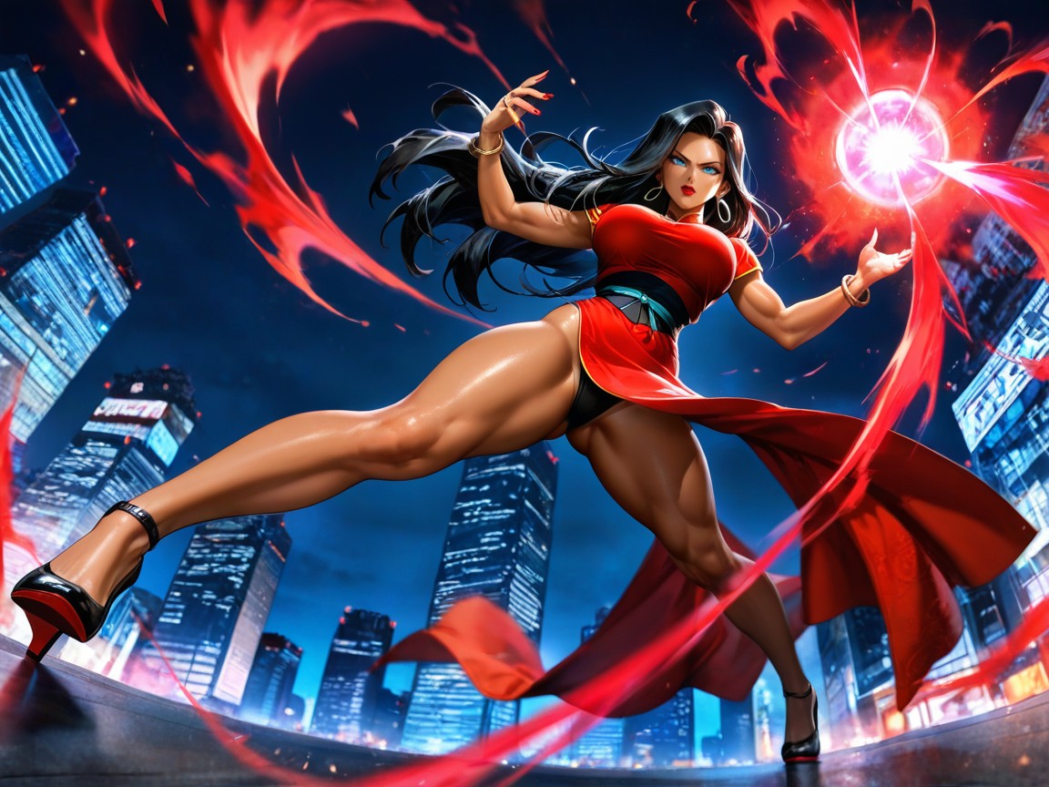 City, Wide Angle, Chinese Hanfu Hentai AI Porn