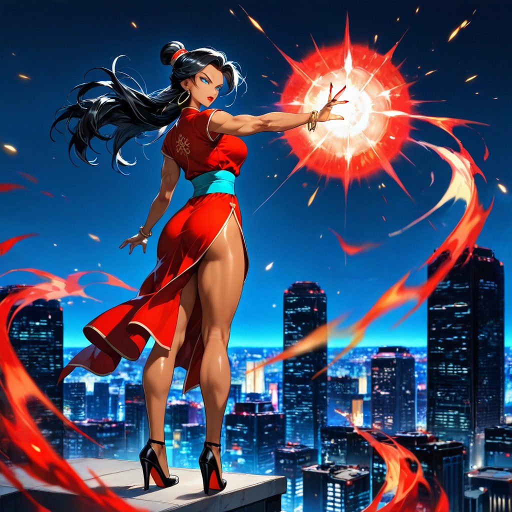 30+, Medium Ass, Red Aura Hentai AI Porn