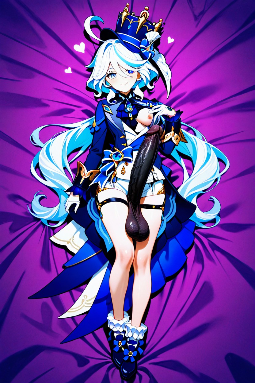 Excited, Furina From Genshin Impact, Nude Breast Hentai IA