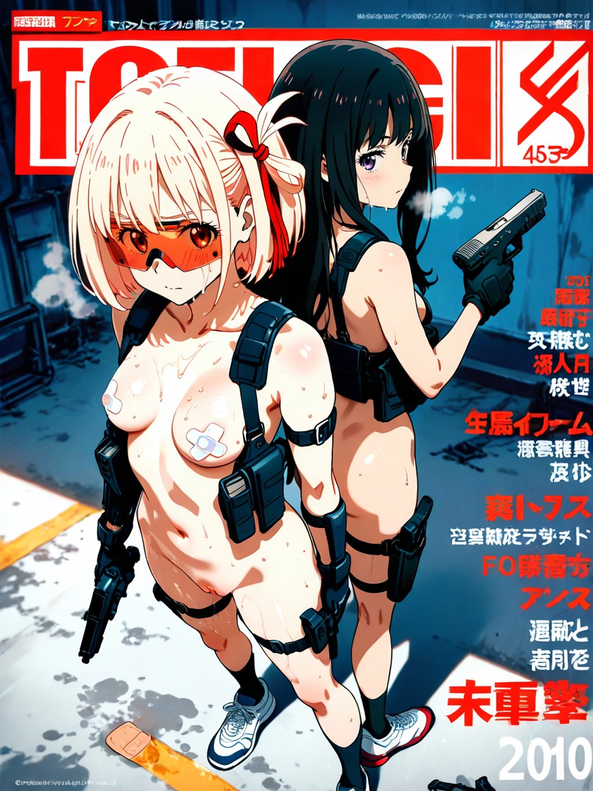 Small Breasts, Outdoor, Girls In Frame Hentai AI Porn