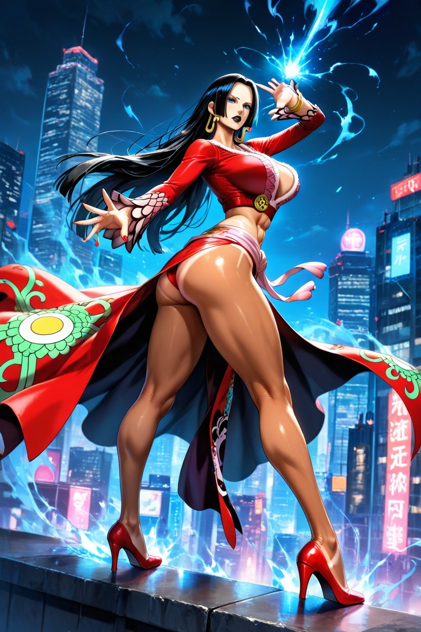 Body, Hoop Earrings, Noir Porno IA Hentai
