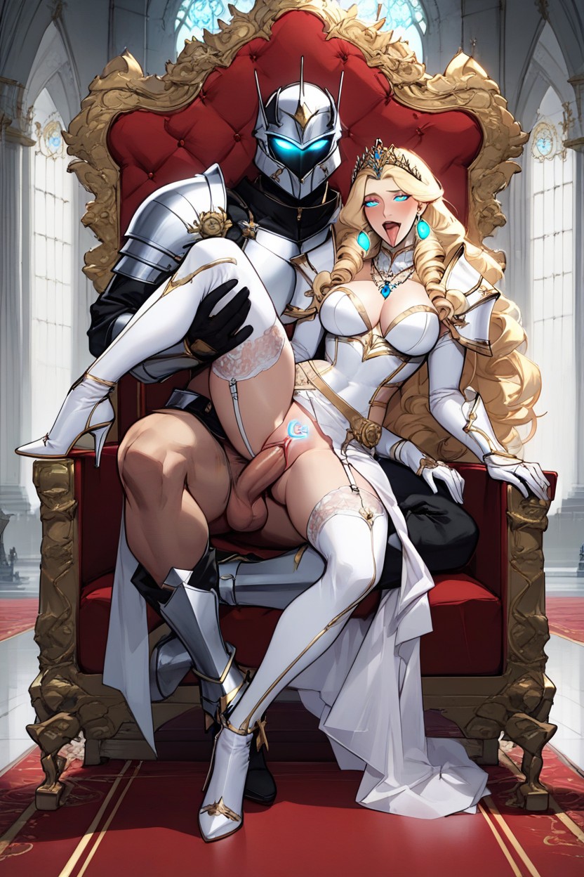Feminine Elegant Noble Princess, Hypnosis , Armor Skirt Hentai AI Porn